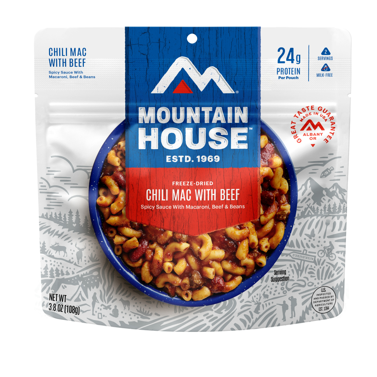 Mountain House Freeze Dried Chili Macaroni w/ Beef - 55106