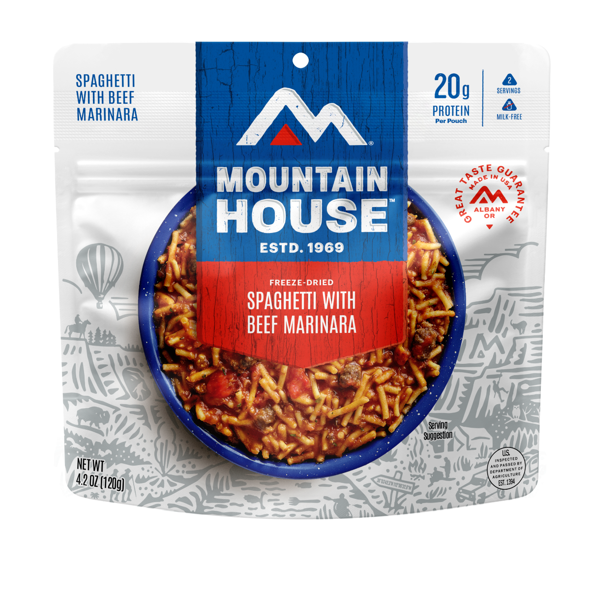 Mountain House Freeze Dried Spaghetti w/ Beef & Marinara - 55120