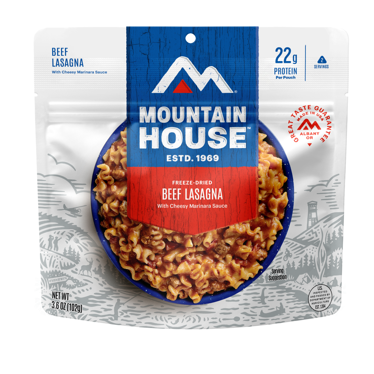 Mountain House Freeze Dried Beef Lasagna - 55125