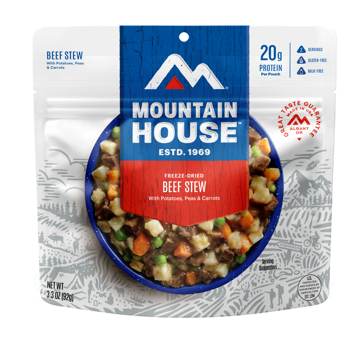 Mountain House Mountain House Freeze Dried Beef Stew - 55145 - $12.49 at Palmetto State Armory