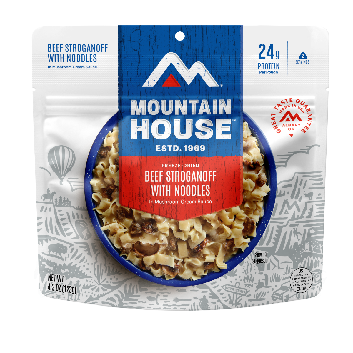 Mountain House Freeze Dried Beef Stroganoff w/ Noodles - 55149