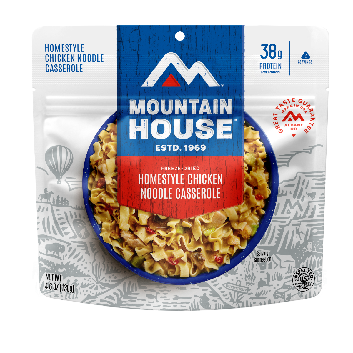 Mountain House Freeze Dried Homestyle Chicken Noodle Casserole - 55161