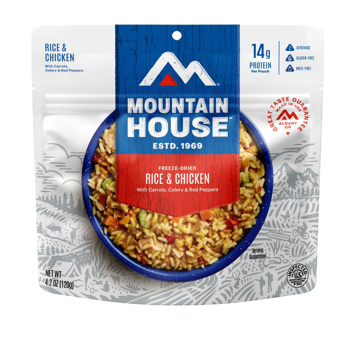 Mountain House Freeze Dried Rice & Chicken - 55166