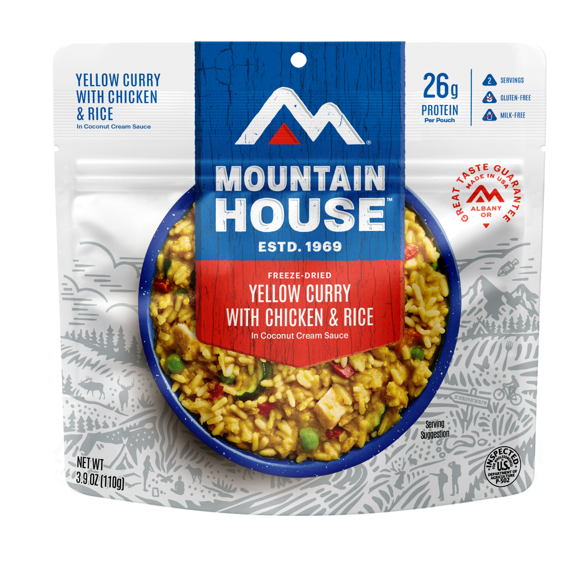 Mountain House Freeze Dried Yellow Curry Chicken & Rice - 55177