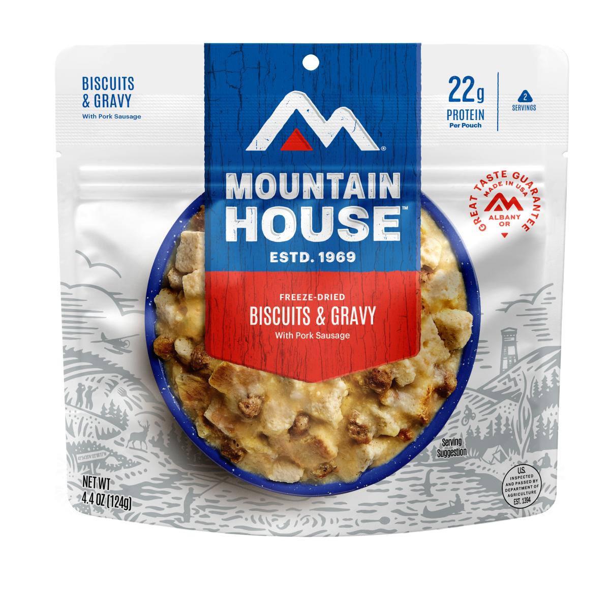 Mountain House Freeze Dried Biscuits & Gravy - 55453