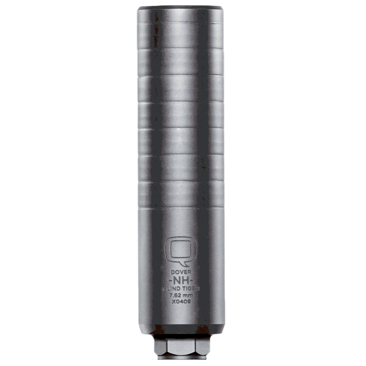 Q Blind Tiger 7.62mm Suppressor, Black Melonite - SILBTQUICKIE762 - Q Llc