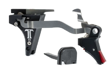 Trigger Tech Trigger Tech Glock Gen 1-5 Legacy Special Flat Two-Stage Trigger, Black/Red - G9B0-SBS-LBRF