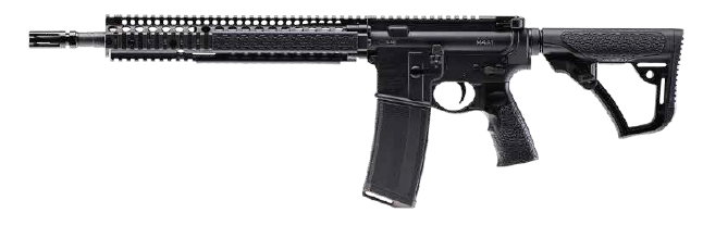 Daniel Defense DDM4A1 RII 14.5" 5.56 NATO AR Rifle, Black - Daniel Defense