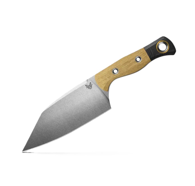 Benchmade Station Fixed Blade Clip Point Kitchen Knife, Maple Valley - 4010-02 - Benchmade