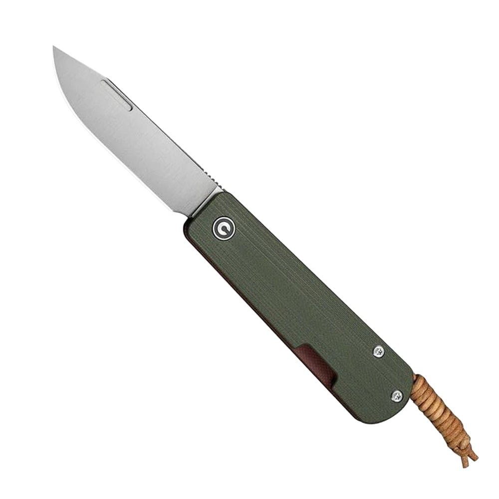 CIVIVI Slippy Sendy Clip Point Slip Joint Knife, Green - C24075B-1 - CIVIVI Knives
