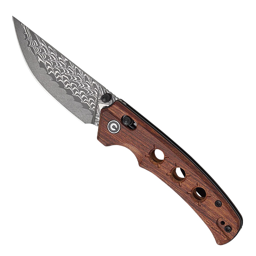 CIVIVI Noctis Folding Straight Back Knife, Guibourtia - C24020C-DS1