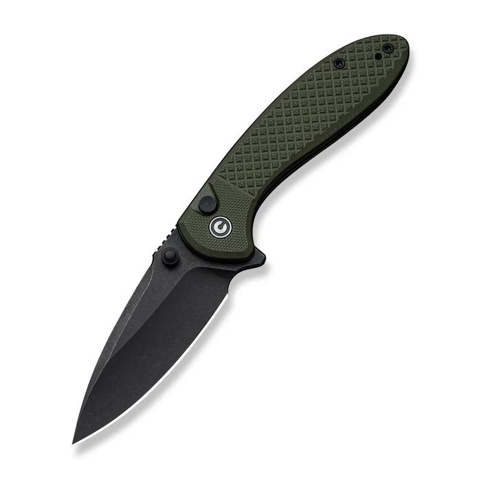 CIVIVI Faeger Folding Drop Point Knife, OD Green - C24031-2