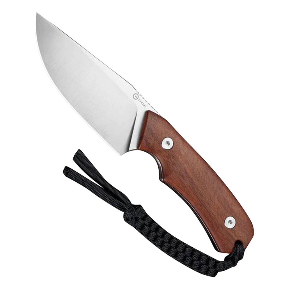 CIVIVI Gander Fixed Blade Clip Point Knife, Guibourtia - C24058B-3