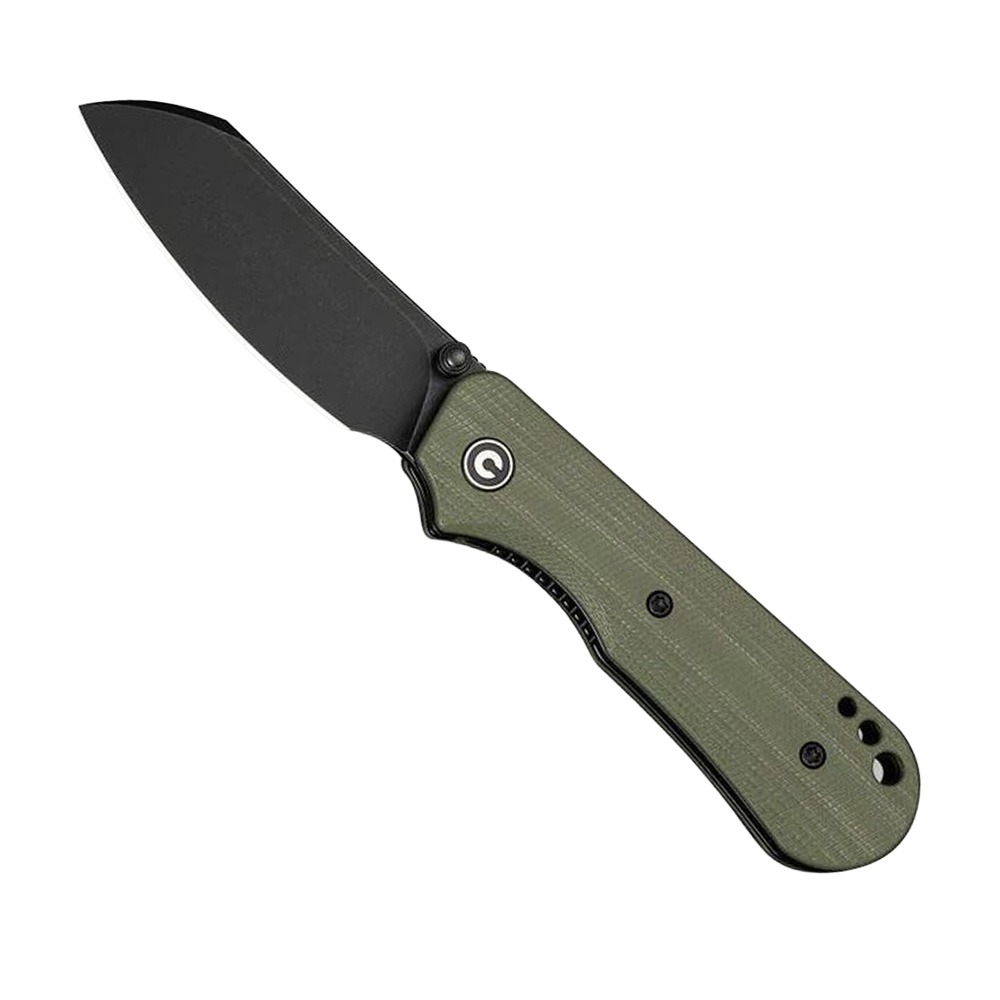 CIVIVI Crabby Folding Sheepsfoot Knife, OD Green - C24055-1
