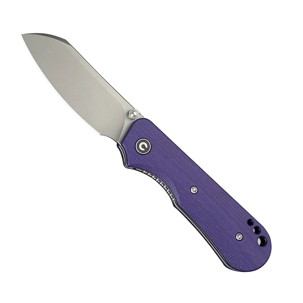CIVIVI Crabby Folding Sheepsfoot Knife, Purple - C24055-2 - CIVIVI Knives