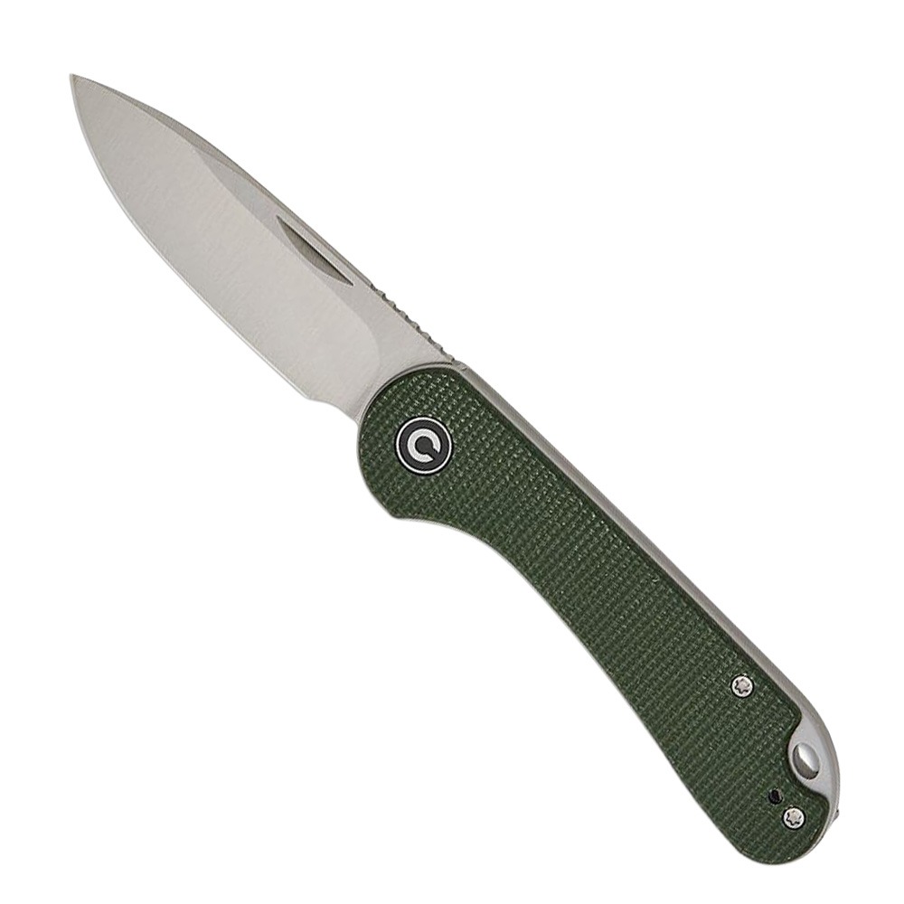 CIVIVI Elementum Drop Point Slip Joint Knife, Green - C18062AJ-2