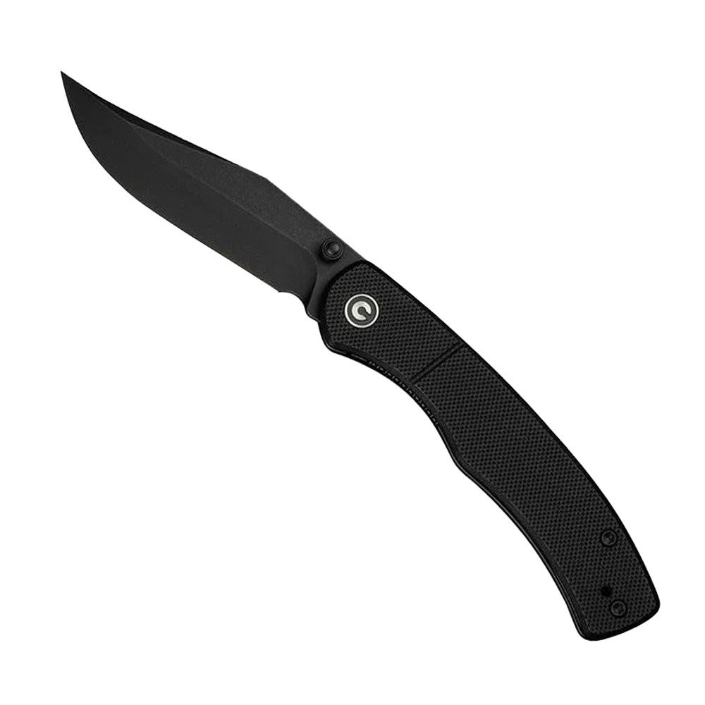 CIVIVI Clingman Folding Clip Point Knife, Black - C23065-1