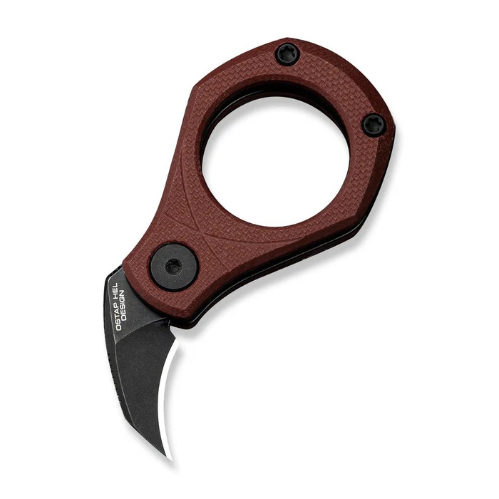 CIVIVI Pyrus Slip Joint Utility Knife, Burgundy - C23038-1