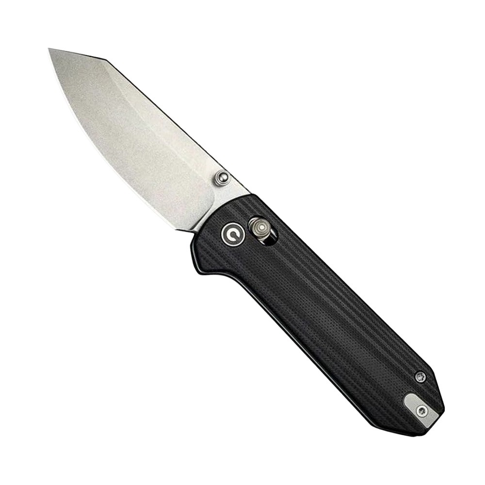 CIVIVI Yonder Folding Spey Point Knife, Black - C23073-1