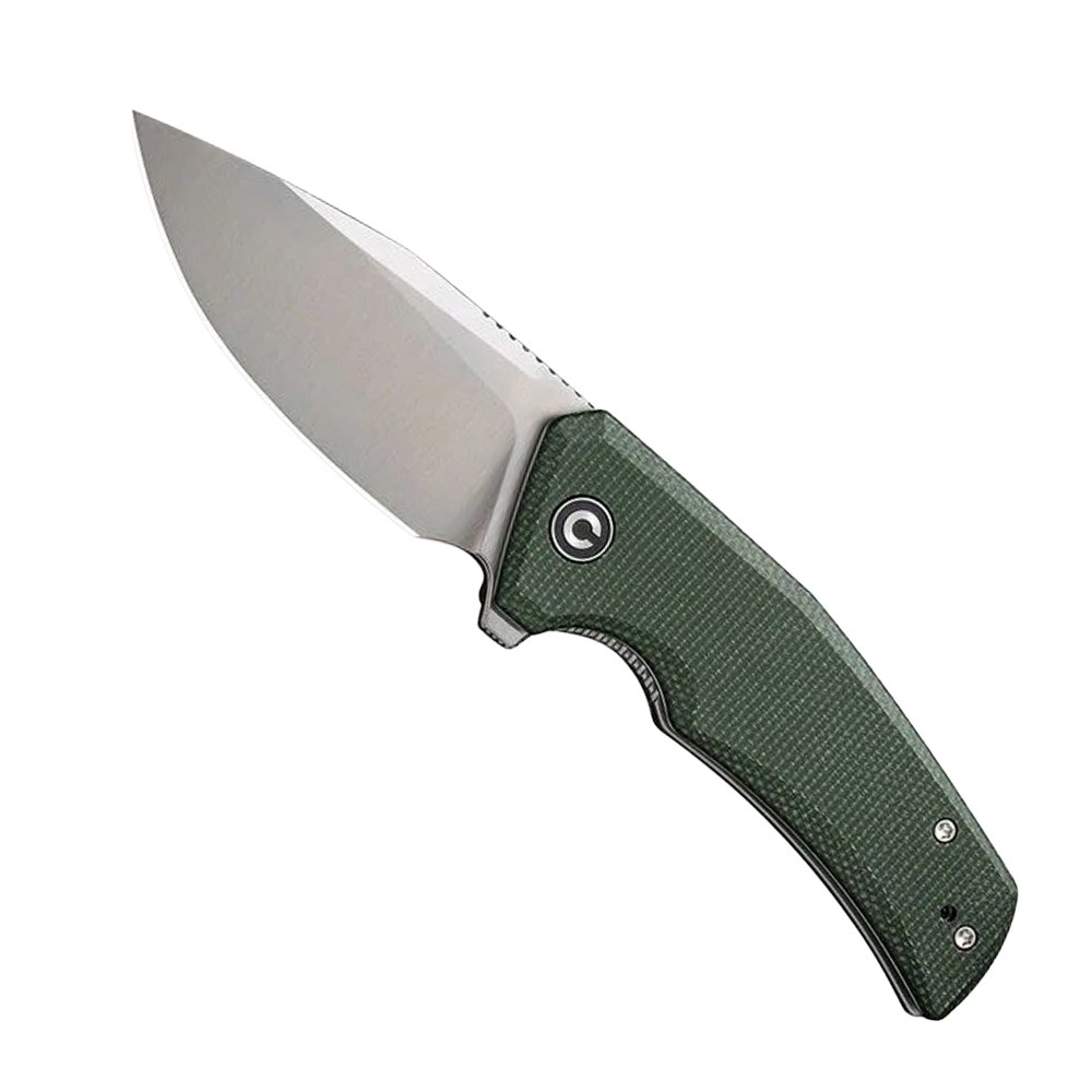 CIVIVI Regulatron Folding Drop Point Knife, Green - C23006-2