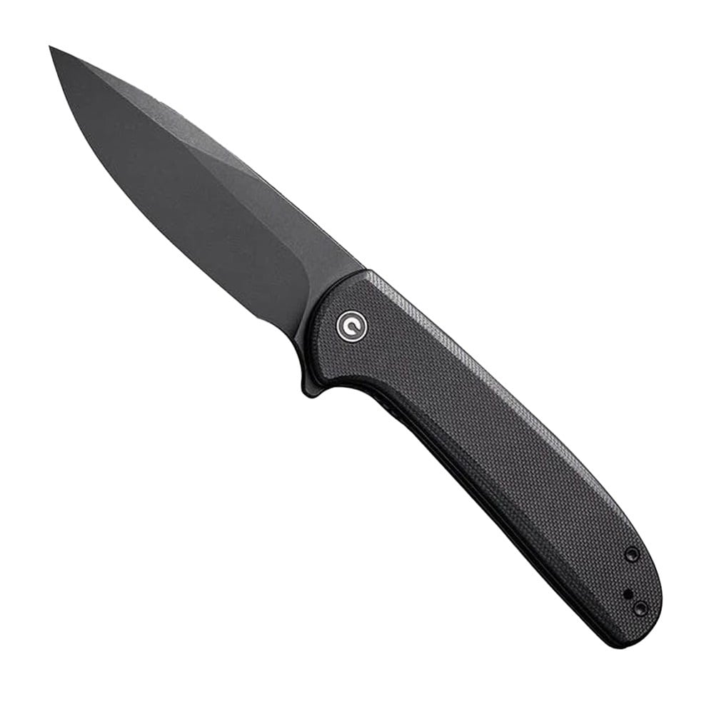 CIVIVI Primitrox Folding Drop Point Knife, Black - C23005A-2