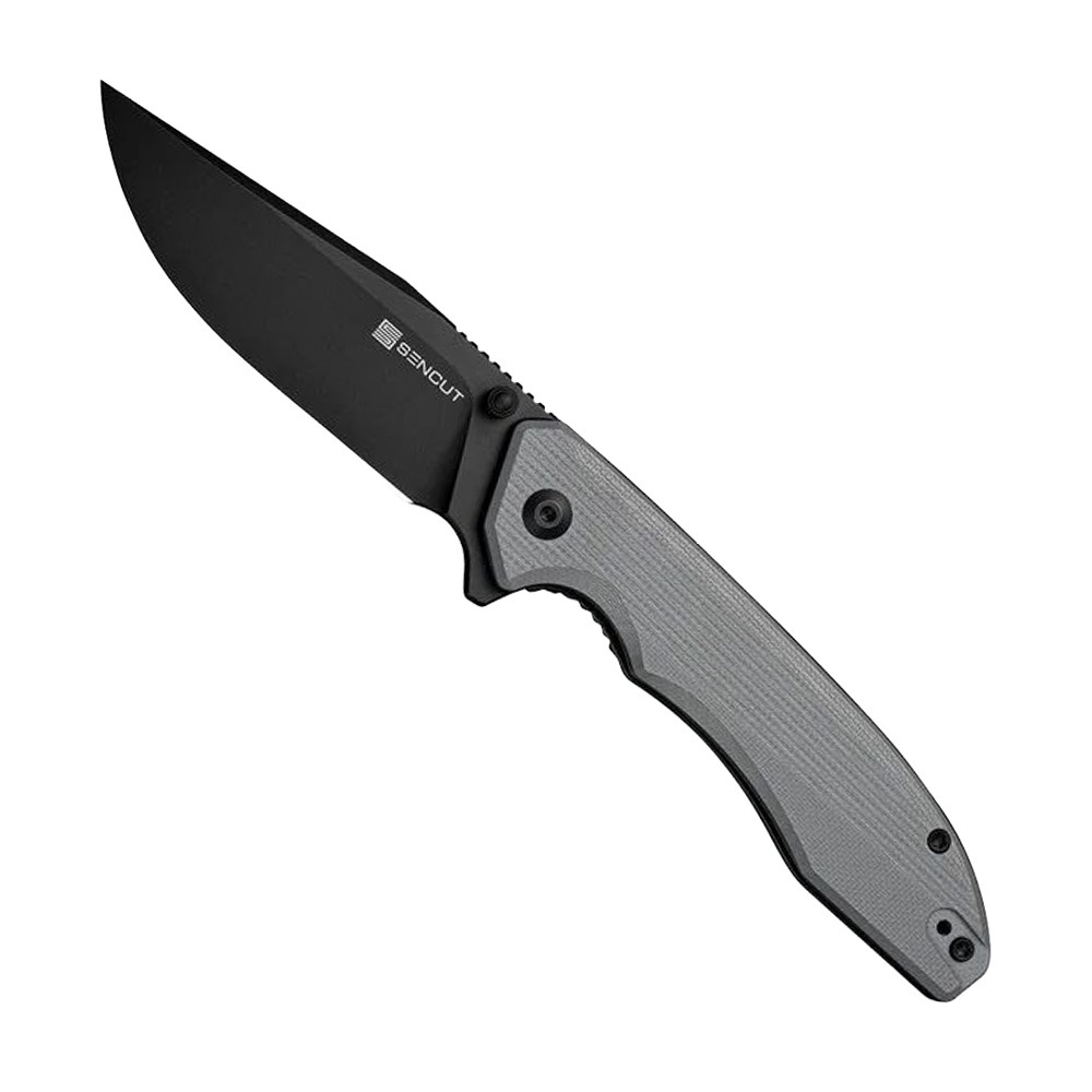 SENCUT Sylor Folding Clip Point Knife, Gray -  S25056-1 - Sencut
