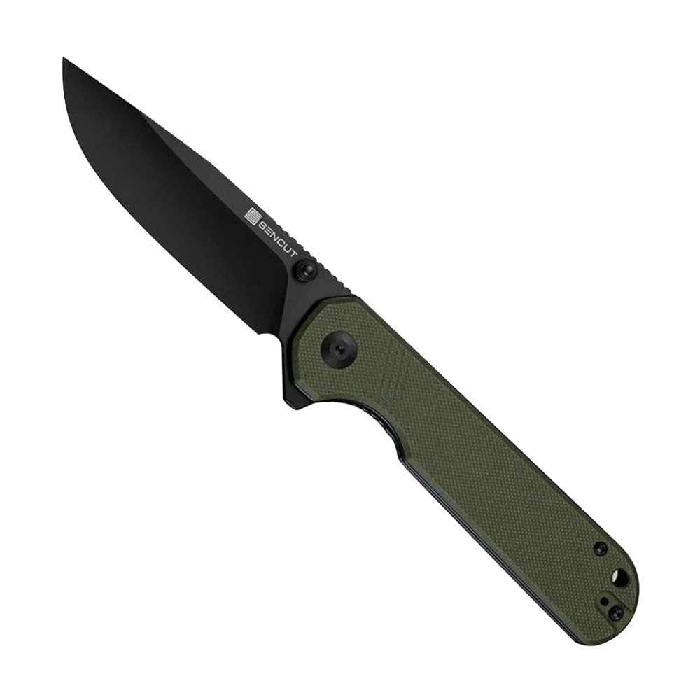 SENCUT Aetheris Folding Clip Point Knife, OD Green - S24095-2