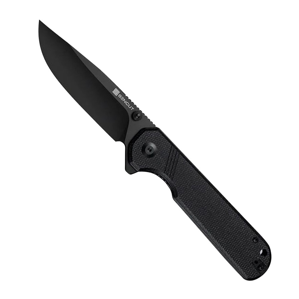 SENCUT Aetheris Folding Clip Point Knife, Black - S24095-3