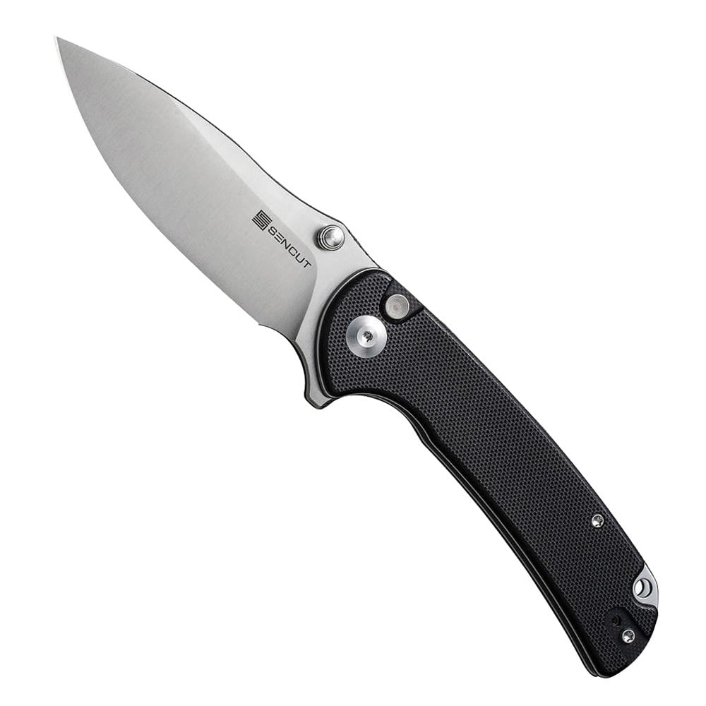 SENCUT Pulsewave Folding Drop Point Knife, Black - S23032-1 - Sencut Knives
