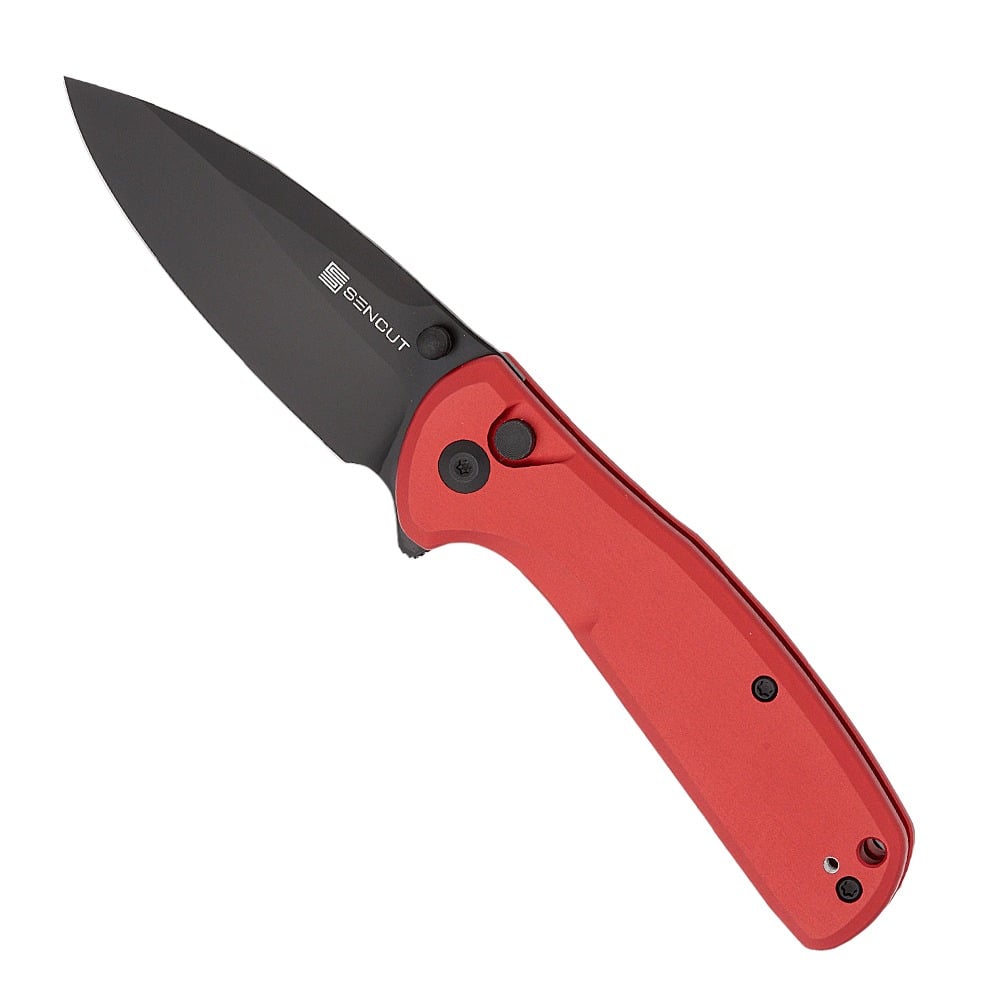 SENCUT ArcBlast Folding Drop Point Knife, Red - S22043B-4 - Sencut Knives