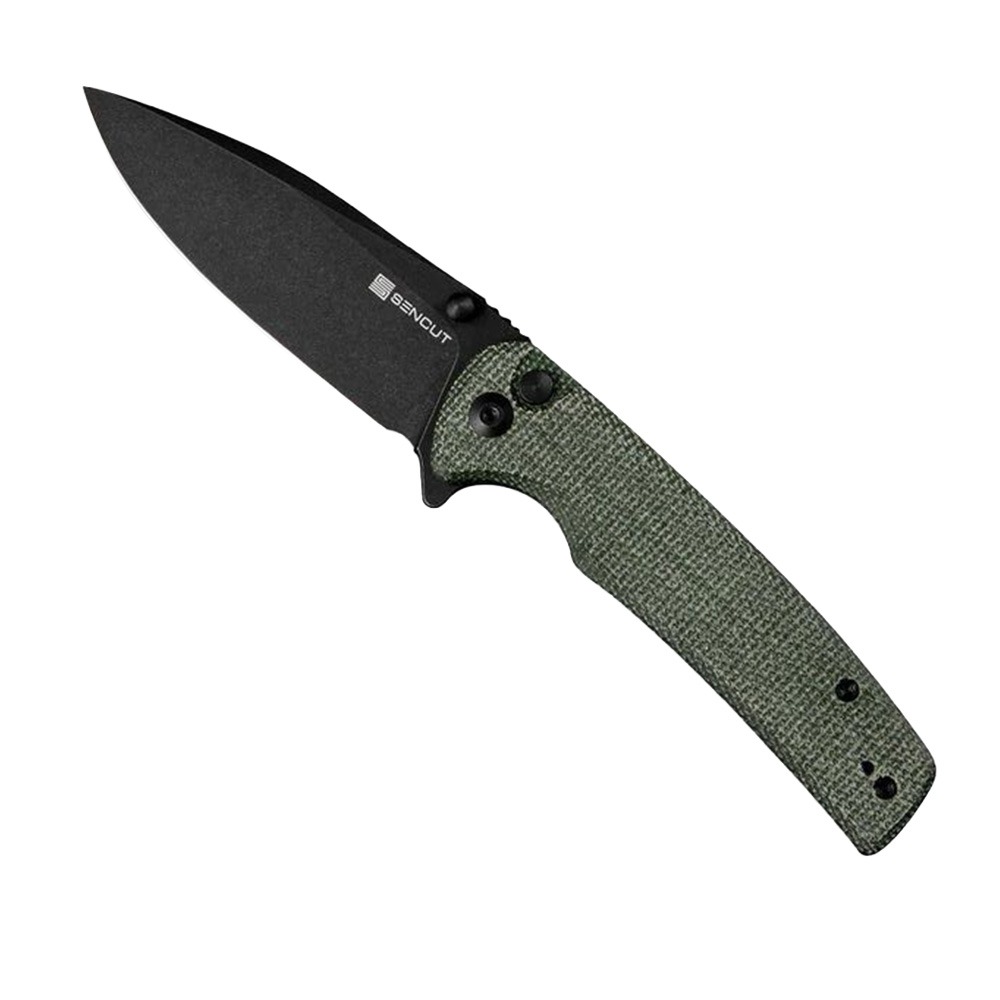 SENCUT Sachse Folding Drop Point Knife, Green - S21007-2