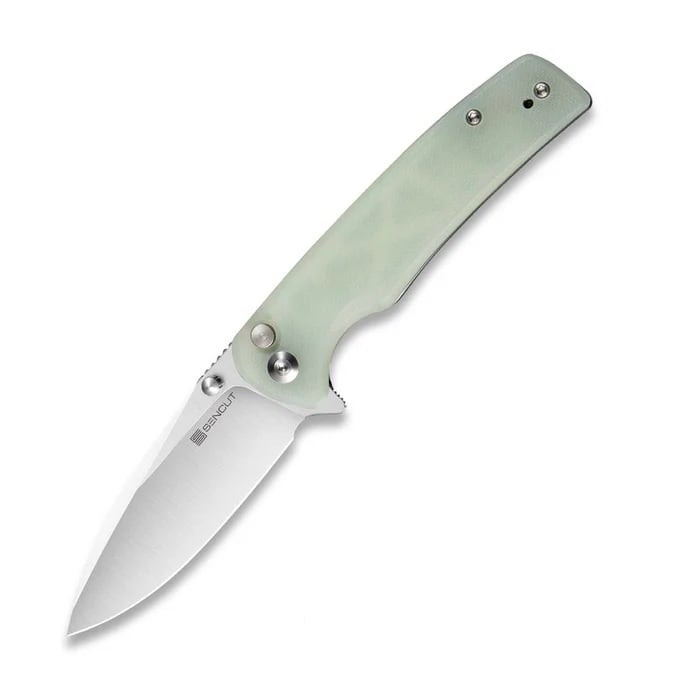 SENCUT Sachse Folding Drop Point Knife, Natural - S21007-4 - Sencut Knives