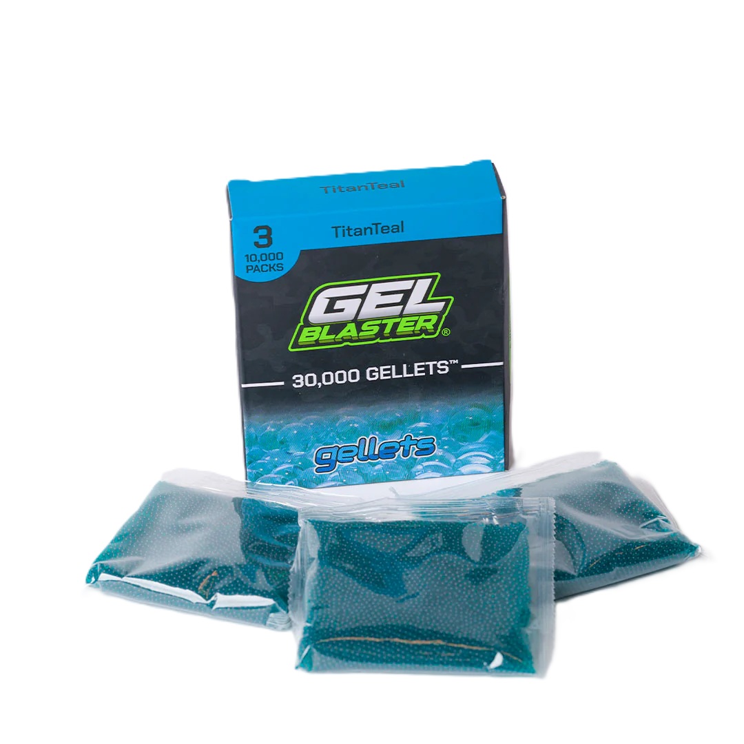 Gel Blaster 30,000 Count Gellets, Teal - GL3P01CP