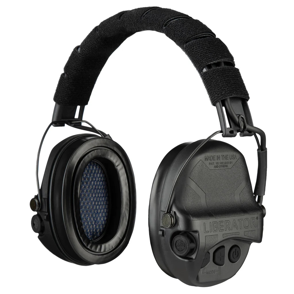 Safariland Liberator HP 2.0 Electronic Earmuffs, Black - TCI-LIBHP-2.0-BLK - Safariland