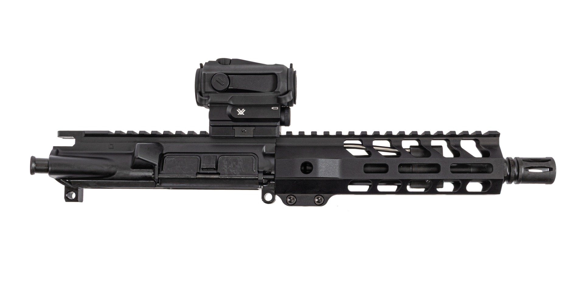 PSA 7.5" Pistol-length 300AAC Blackout Phosphate 7" Lightweight M-Lok Upper No BCG or CH & with Vortex Sparc