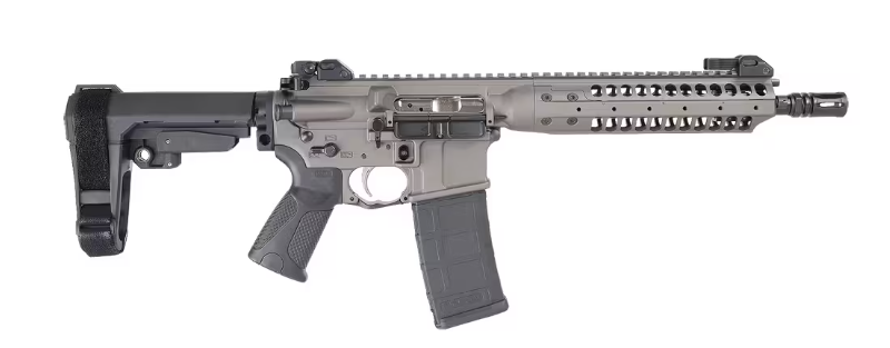 Lwrc LWRC IC A5 10.5" .300 BLACKOUT AR Pistol W/ SBA3 BRACE, TUNGSTEN GREY