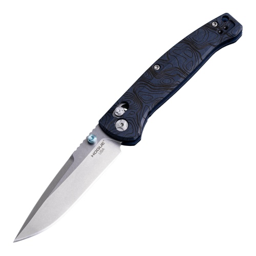 Hogue Mysto Manual Folding Drop Point Knife, Water - 24456