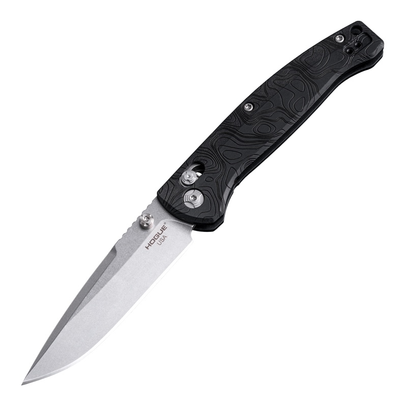 Hogue Mysto Manual Folding Drop Point Knife, Metal - 24457