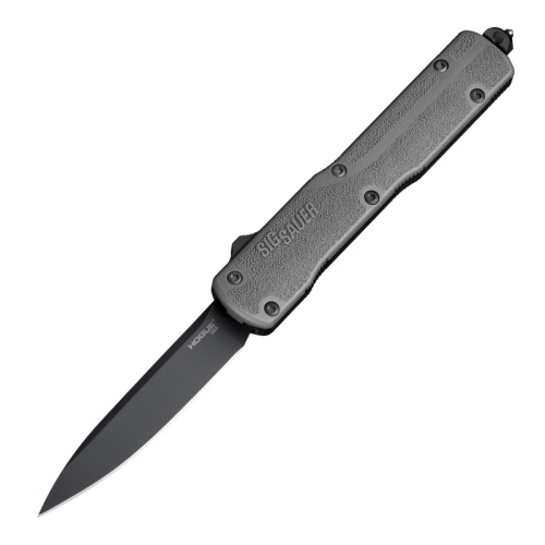 Sig Sauer Counterstrike Legion Auto Drop Point OTF Knife, Grey - 36972