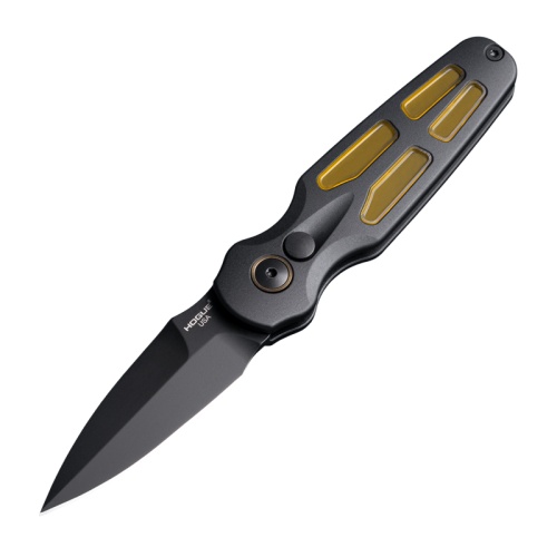 Hogue Ballista II Auto Folding Bayonet Point Knife, Black/Ultem - 64236