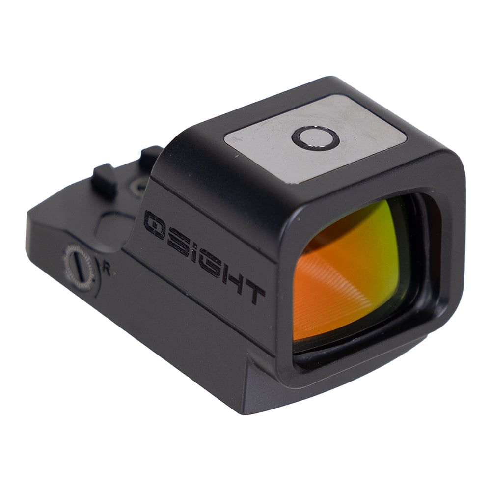 OSight XR 2/6 MOA Dot + 32 MOA Circle Red Dot Sight w/ Charging Cover, Black - OSIGHTXR