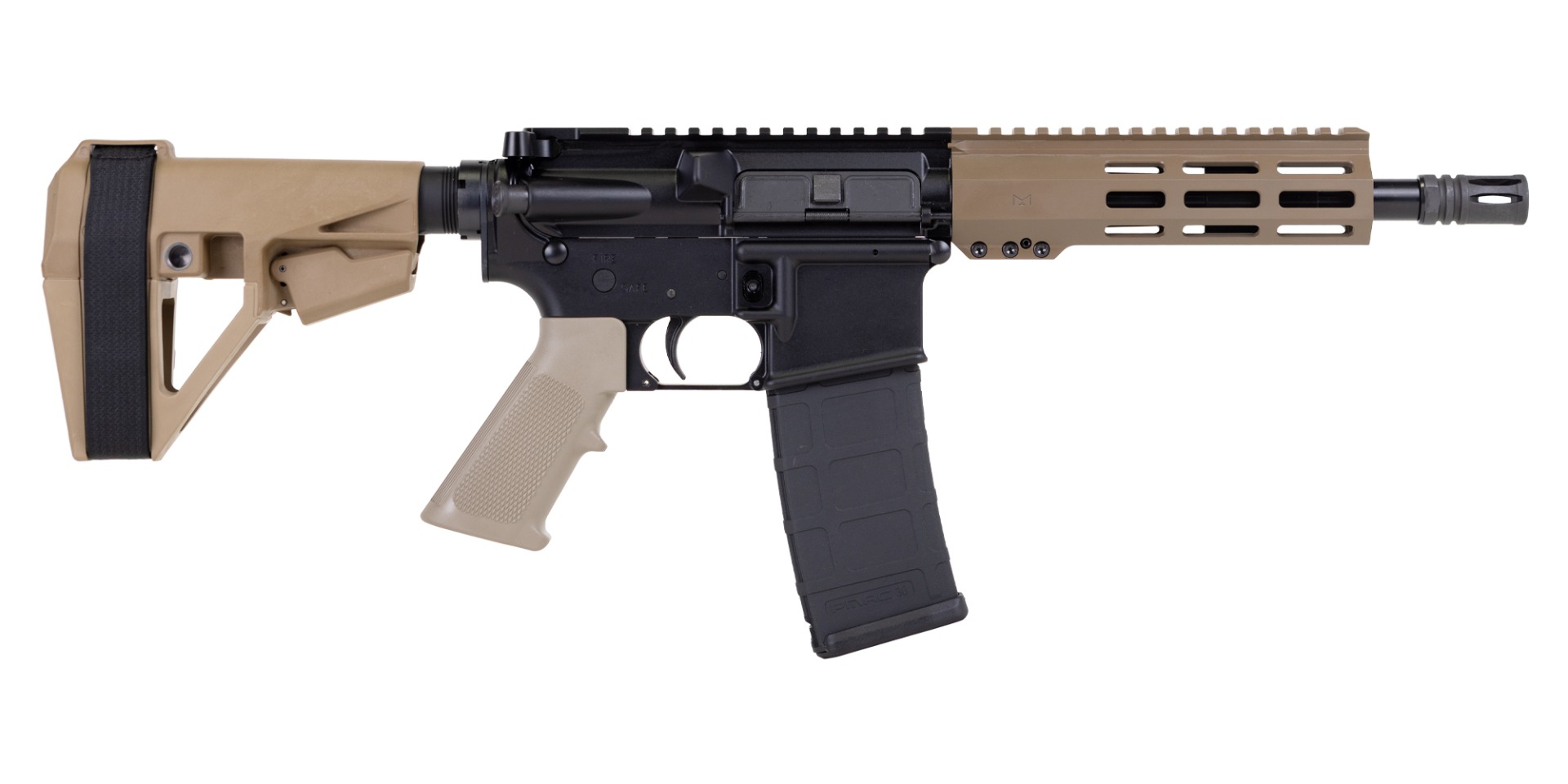 PSA 300 Blackout 8.5in 1:7 Nitride Pistol-Length Upper w/ 7in M-LOK Hex