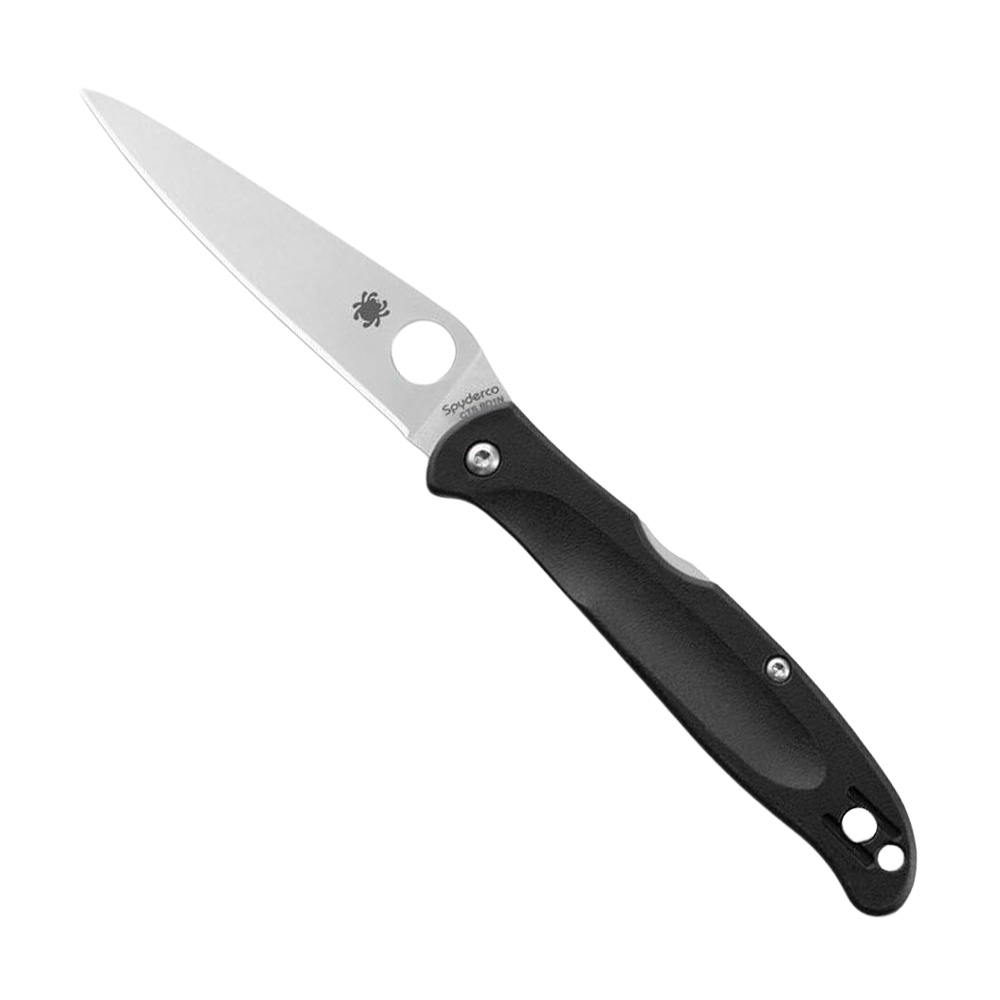 Spyderco Spyderco Charisma Folding Drop Point Folding Knife, Black - C259PBK