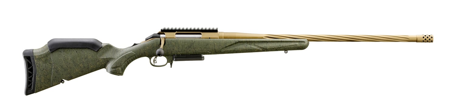 Ruger American Gen II Predator 22 Creedmoor 22" 3rd Bolt Action Rifle, Green - 56914 - Ruger