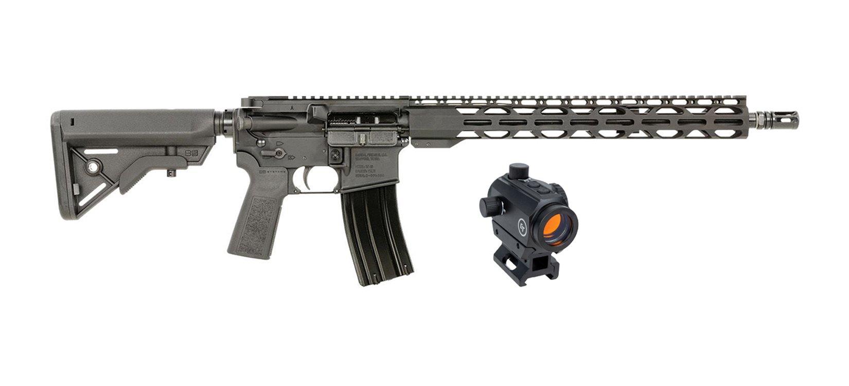 Radical Firearms RF-15 SOCOM Bundle 16" 5.56 NATO w/ Crimson Trace Red Dot Sight - Radical Firearms
