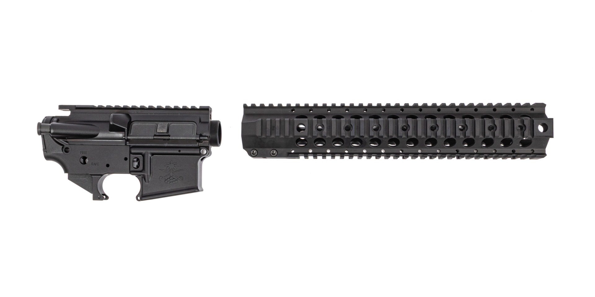 Sabre-15 Builder Set - 13" Quad Rail, Black