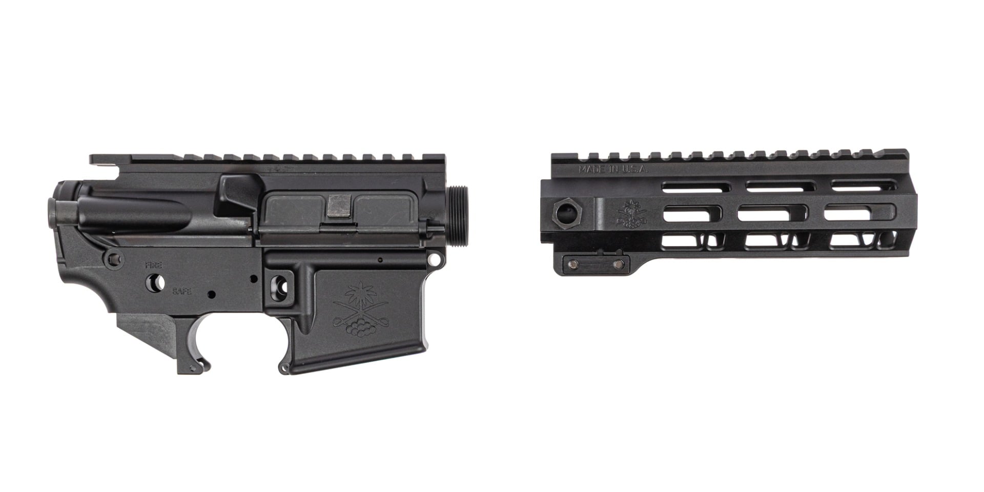 Sabre-15 Builder Set - 6.75" QDSM Rail, Black