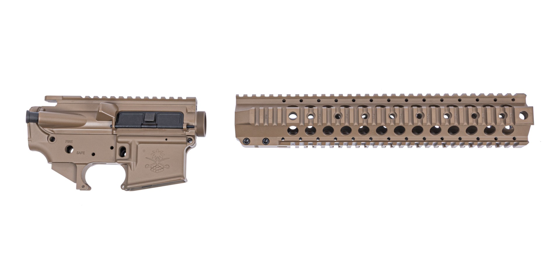 Sabre-15 Builder Set - 13" Quad Rail, FDE