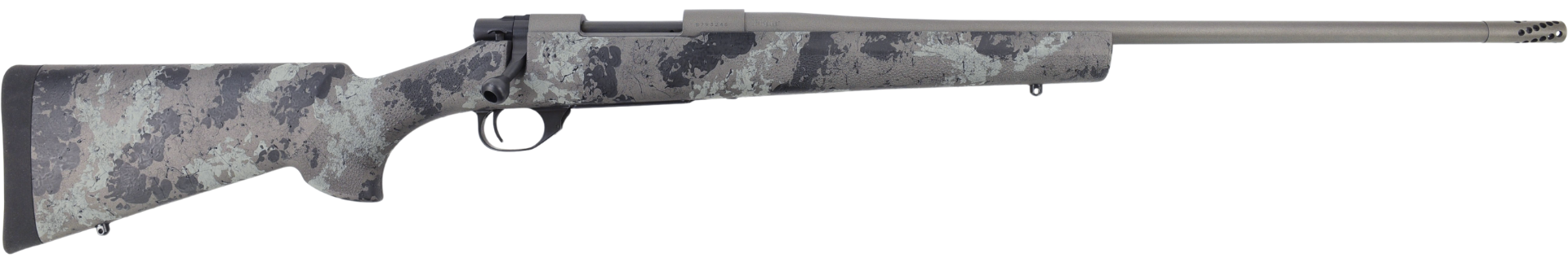 Howa M1500 Fence Line 6.5 Creedmoor 22" 5rd Bolt Action Rifle, Grey light Camo