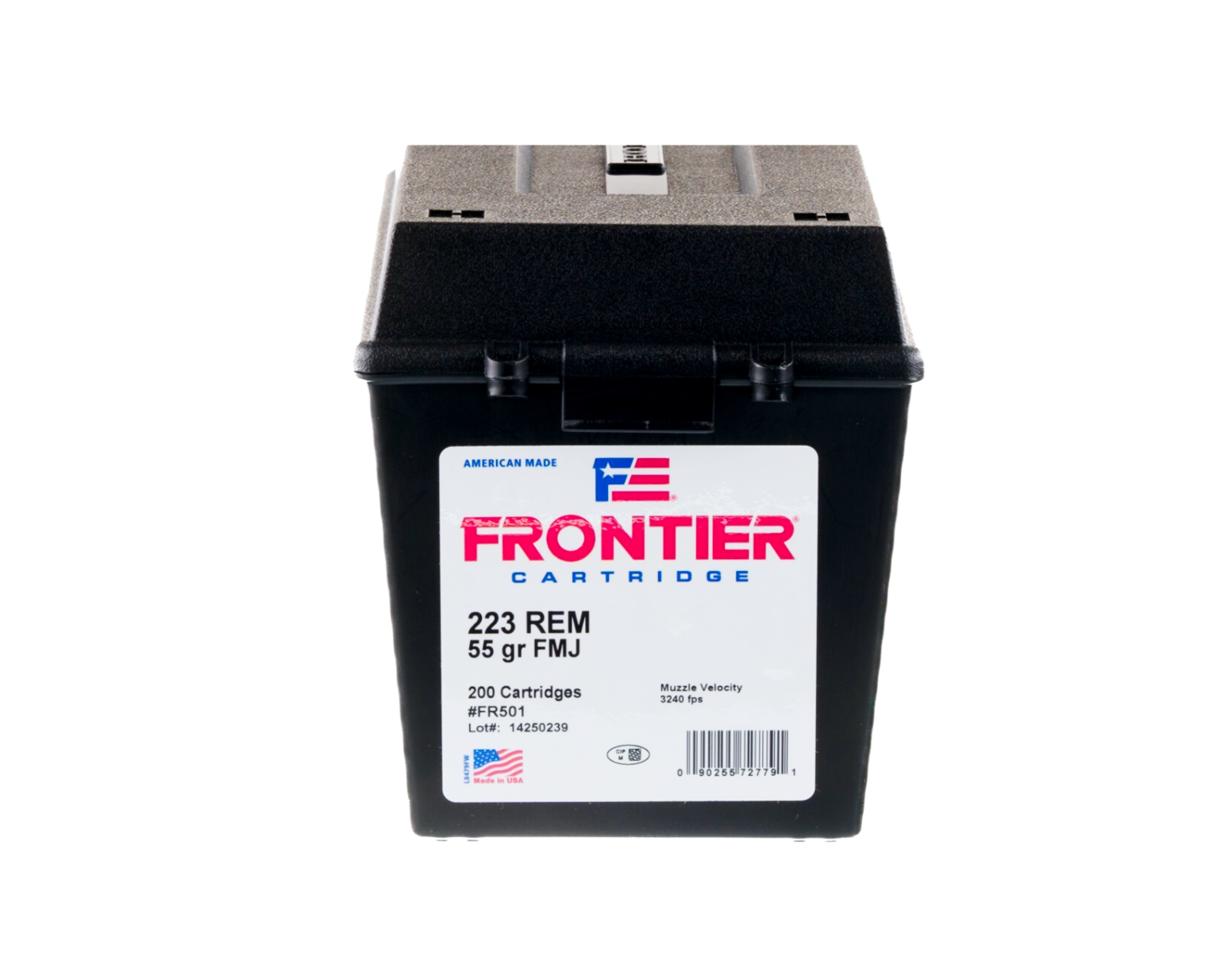 Hornady Hornady Frontier .223 Remington 55 Grain FMJ Ammo Can, 200 Rd - FR501
